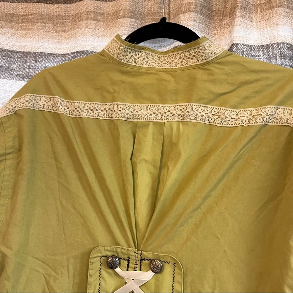 Alexander Julian Colours‎ Green Cardigan With Corset Back Size Large - Picture 6 of 10